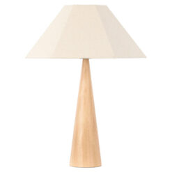 Grand Designs Flint Timber Base Table Lamp