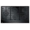 Haier 90cm Gas on Glass Cooktop - Black