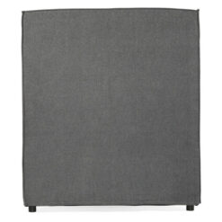 Harsten Fabric Bed Headboard, King Single, Charcoal