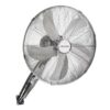 Heller Wall Fan with Remote - Chrome