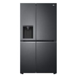 LG 635 Litre Side By Side Fridge - Matte Black