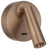 Lodan Aluminium Adjustable LED Wall / Reading Light, Copper