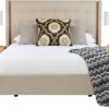 Matrix custom upholstered bed frame discounted display model