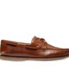 Men's Classic Leather Boat Shoe Brown 7 US Mens