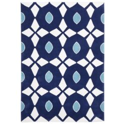 Narris Bead and Reel Hand Tufted Rug in Navy - 225x155cm