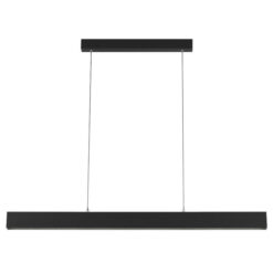 Navaro II Smart Metal Dimmable LED Linear Pendant Light, 40W, CCT, Black