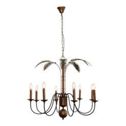 Palm Beach Iron Chandelier