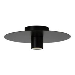 Piato Metal DIY Batten Fix Ceiling Light, Black
