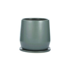 Pitot Ceramic Pot with Saucer