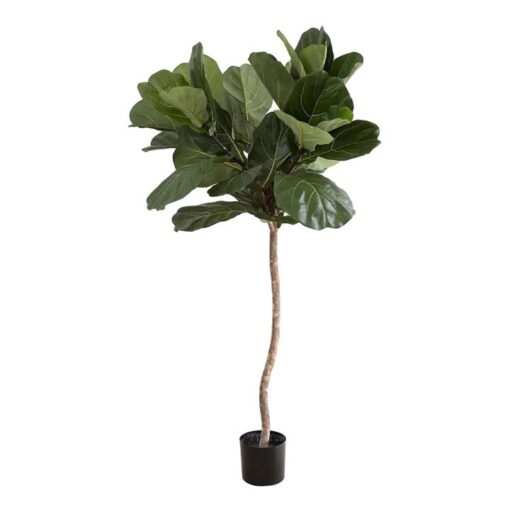Potted Artificial Fiddle Leaf Fig Tree, 150cm