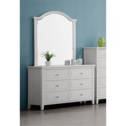 Shirland 6 Drawer Dresser with Mirror