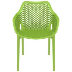 Siesta Air Commercial Grade Indoor / Outdoor Dining Armchair, Green