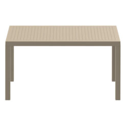 Siesta Ares Commercial Grade Indoor / Outdoor Dining Table, 140cm, Taupe