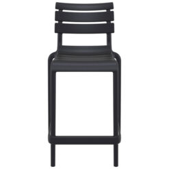 Siesta Helen Commercial Grade Indoor / Outdoor Counter Stool, Black