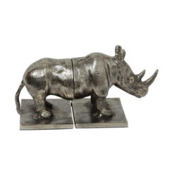 Souk Aluminium Rhino Bookend Set