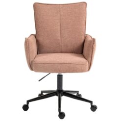 Theo Fabric Office Chair, Blush