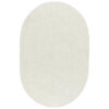 Tula Handcrafted Indoor / Outdoor Oval Rug, 180x120cm, Cream