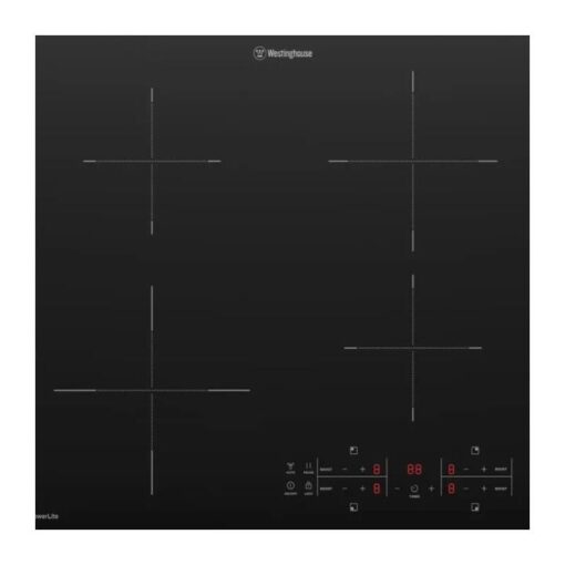 Westinghouse 60cm 4-Zone PowerLite Induction Cooktop - Black
