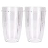 2x For Nutribullet Tall Cups 24 Oz Suits All 600 and 900 Models