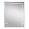 Abrill Iron Framed Wall Mirror, 160cm, White
