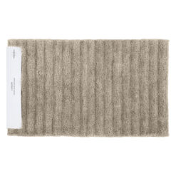 Algodon Plush Luxe Bath Mat, Taupe