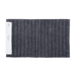 Algodon Plush Luxe Bath Runner, Ebony