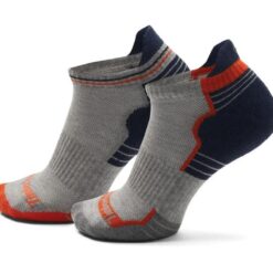 All Gender 2 Pair No Show Hike Socks Grey