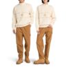 All Gender Cut And Sew Quarter-Zip Pullover White