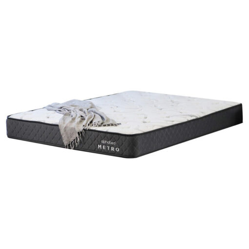 Alphabed Metro Boxed Bonnell Spring Medium Mattress, Double