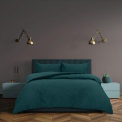 Ardor Boudoir Asher Embossed Quilt Cover Set, Queen