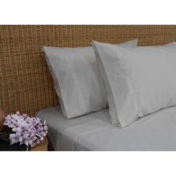 Ardor Boudoir Harland 225TC Cotton Rich Sheet Set, King Single, Silver