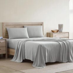 Ardor Boudoir Soft Touch Waterproof Sheet Set, King Single, Silver