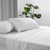 Ardor Boudoir Vintage Washed Microfibre Sheet Set, King Single, White