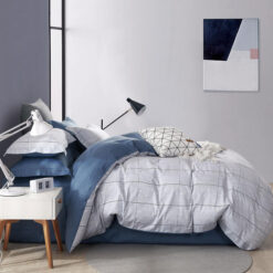 Ardor Oakley 250TC Cotton Sateen Quilt Cover Set, Queen