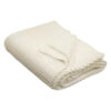 Ardor Quinn Knitted Throw, 127x152cm, Coconut Milk