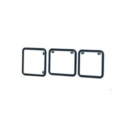 Aussie Traveller 450x800 Black Service Door with Bottom Hinge & Twin Lock