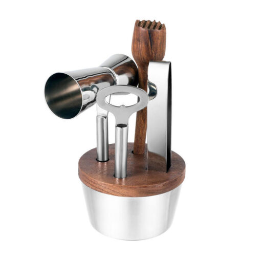 Avanti Kingston Wood & Stainless Steel Bar Tool Set