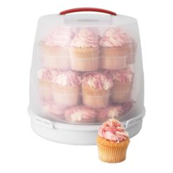 Avanti Universal Cupcake & Round Cake Carrier, 24 Cup