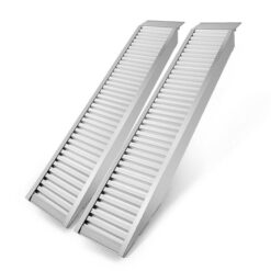BULLET Pair of 1.6m Aluminium Loading Ramps, 4050kg capacity