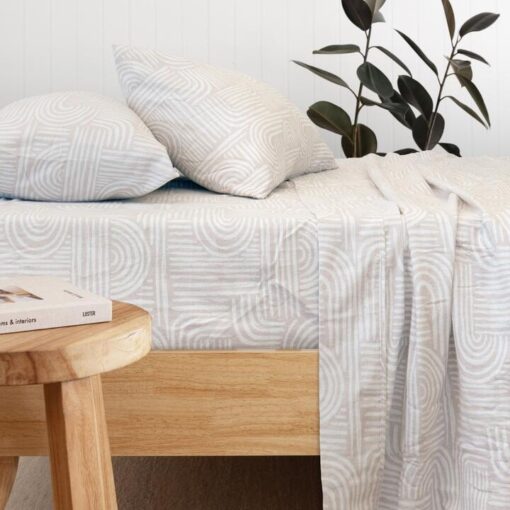 Bambury Bowie Cotton Flannelette Sheet Set, King