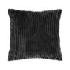 Bambury Channel Fleece Scatter Cushion, Charcoal