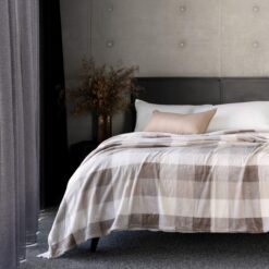 Bambury Charlie Ultraplush Blanket, Super King, Nougat