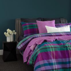 Bambury Ezra Cotton Quilt Cover Set, Super King