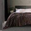 Bambury Ultraplush Blanket, Super King, Chocolate