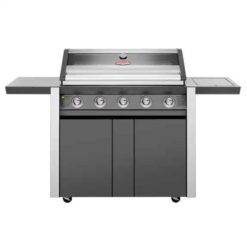 BeefEater 1600 Series Dark 5 Burner BBQ & Trolley with Side Burner
