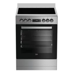 Beko 60cm Electric Upright Cooker - Stainless Steel