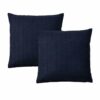 Bianca Pair of Burleigh Ink European Pillowcases 65 x 65cm