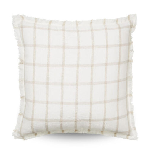 Brentwood Check Linen Scatter Cushion Cover