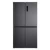 CHiQ 601L French Door Refrigerator - Black Steel