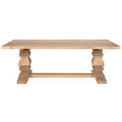Charleston Mindi Wood Pedestal Dining Table, 240cm